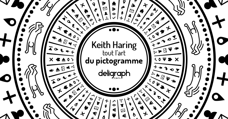 L’art du pictogramme et Keith Haring, des petits dessins qui en disent long